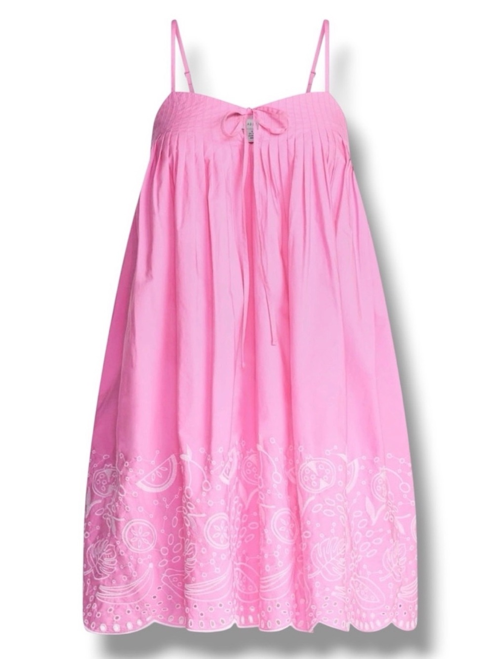 Women's Pink Sundress-Style dress with Spaghetti Straps